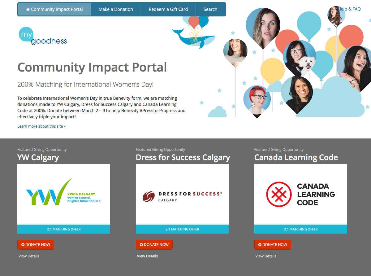 Benevity+Community+Impact+Portal